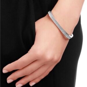 Swarovski crystal Hinged Bangle Bracelet - Women's Jewelry
